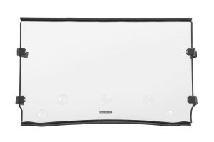 Kawasaki Mule PRO-FX EPS LE Vented Full Windshield - Rough Country - Scratch Resistant - '16-'23